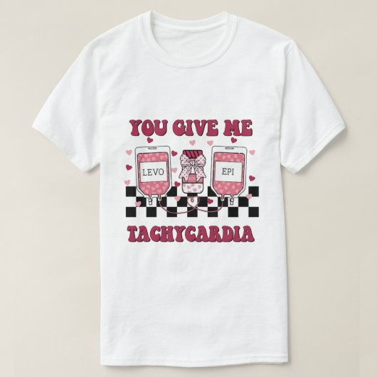 頻脈 Tシャツ (デザイン正面)