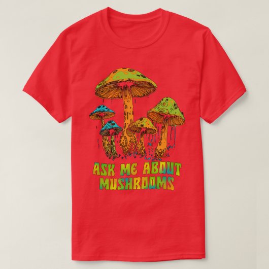 頼きのこ Tシャツ (デザイン正面)
