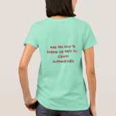 頼どう後を追... Tシャツ (裏面)