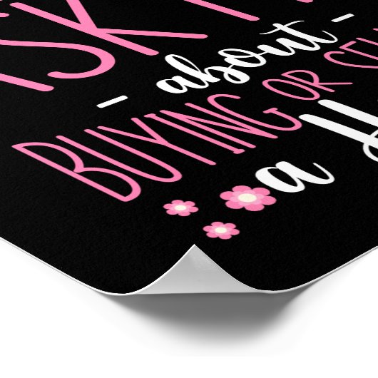 頼の売り買方を不動産仲介業者する ポスター (角)