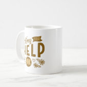 頼はよ救済い コーヒーマグカップ (正面左)