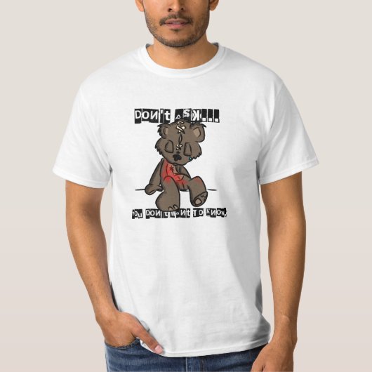 …頼まないで下さい Tシャツ (正面)