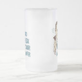 頼みますパパのためのあなたの母マグを行って下さい フロストグラスビールジョッキ (中央)