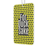 「頼むから！」 おもしろいタイポグラフィオンイエローダックス カーエアーフレッシュナー (左)