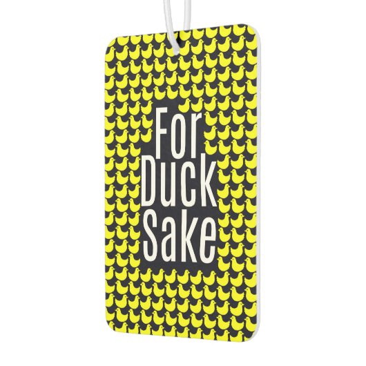 「頼むから!」 おもしろいタイポグラフィオンイエローダックス カーエアーフレッシュナー (左)