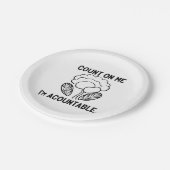 頼むよ、私は責任がある ペーパープレート (アングル)