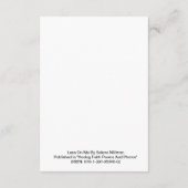 「頼む」詩 エンクロージャーカード (裏面)