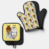 頼む 鍋つかみ&鍋敷きセット (正面/裏面)