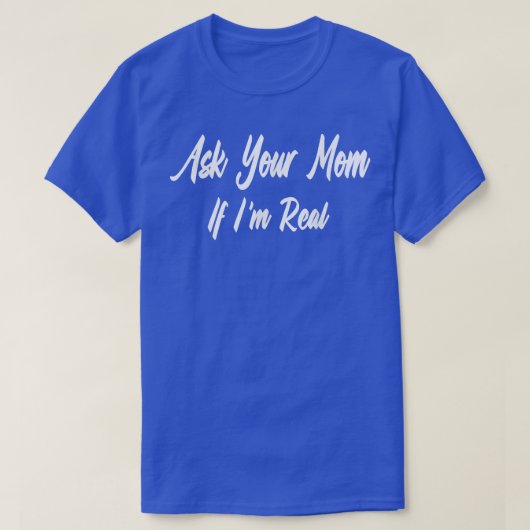 頼もしお母さん実在は、サンタ Tシャツ (デザイン正面)
