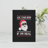 頼もしお母さん私はサ実在ンタ醜いクリスマスクリスマス 招待状 (スタンド正面)