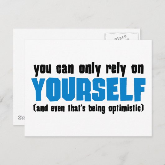 頼りになるのは君だけだ ポストカード (正面/裏面)