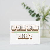 頼チーズについて ポストカード (スタンド正面)