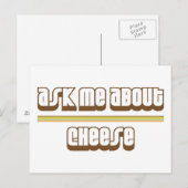 頼チーズについて ポストカード (正面/裏面)