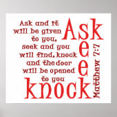 頼ノック ポスター (正面)