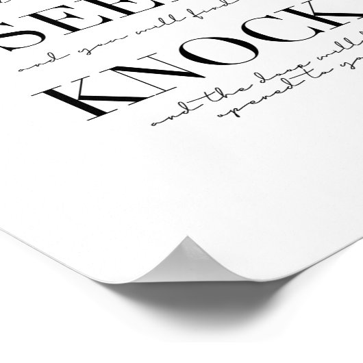 頼ノック ポスター (角)