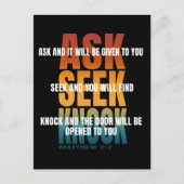 頼ノック ポストカード (正面)