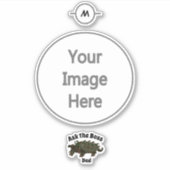 頼ボスパパアリゲータースナッピングタートルゴルフHe シール (正面)