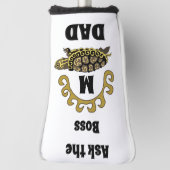 頼ボスパパカンバーランドスライダートルタートルモノグラム ゴルフヘッドカバー (回転90)