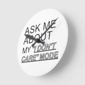 頼モードを使用しない気に場合 ラウンド壁時計 (傾斜)