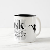 頼信じ受信 ツートーンマグカップ (正面右)