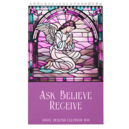 頼信じ、天使ステンドグラス2025 カレンダー