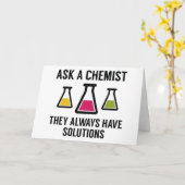 頼化学者 カード (黄色い花)