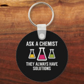 頼化学者 キーホルダー (正面)