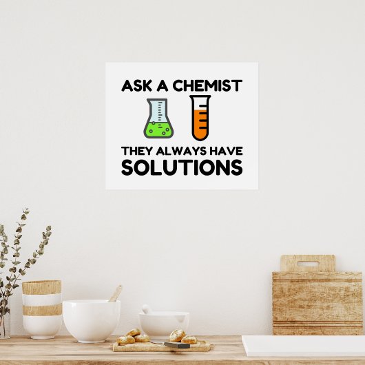 頼化学者 ポスター (キッチン)