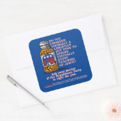 頼医者もしは君のパーティーだ スクエアシール (封筒)