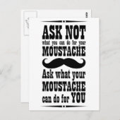 頼口ひげに何も… ポストカード (正面/裏面)