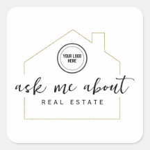 頼実在Estate金ゴールドHousesのロゴの追加