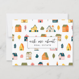 頼実在Estate Housesのプロモーション ポストカード