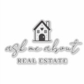 頼実在Estate Promotionに関する不動産仲介業者 シール (正面)