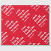 頼感動的 Big lifequote White文字(赤) ラッピングペーパー (フラット)