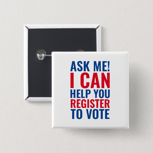 頼救済志国の投票を申し込む 缶バッジ (正面&裏面)