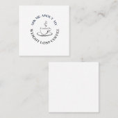 頼減量コーヒーに関する私の話 コーリングカード (正面/裏面)