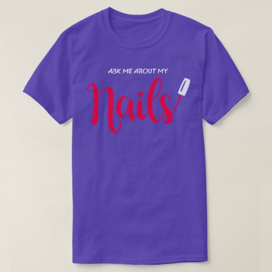 頼爪、 ネイル Tシャツ (デザイン正面)