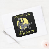 頼父さん、母の日の贈り物おもしろいの仕事よ スクエアシール (封筒)