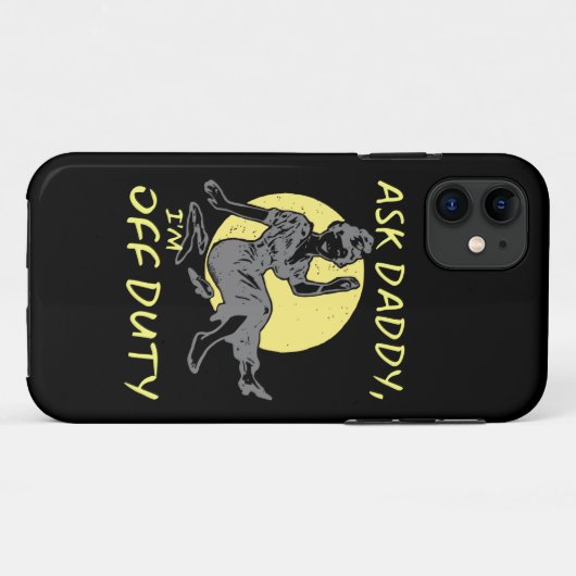 頼父さん、母の日の贈り物おもしろいの仕事よ Case-Mate iPhoneケース (裏面(横))