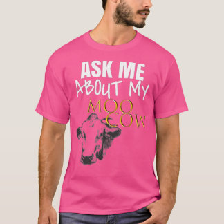 頼牛のモー大男ユニセックスだおもしろい Tシャツ