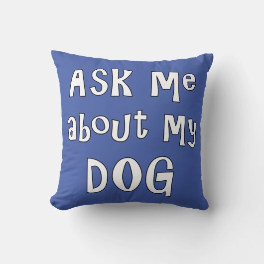 頼犬について クッション (正面)