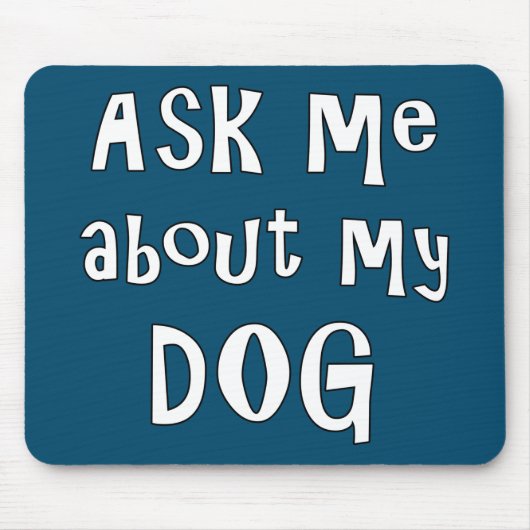 頼犬について マウスパッド (正面)