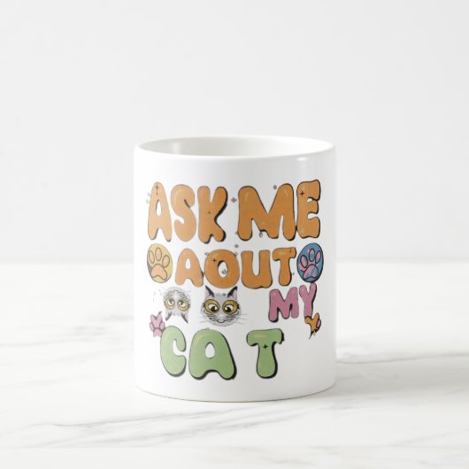 頼猫のこと コーヒーマグカップ (中央)