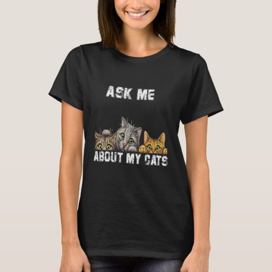 頼猫のこと Tシャツ (正面)