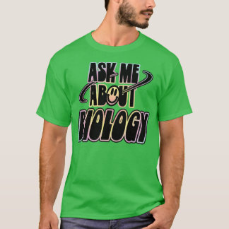 頼生物学について Tシャツ