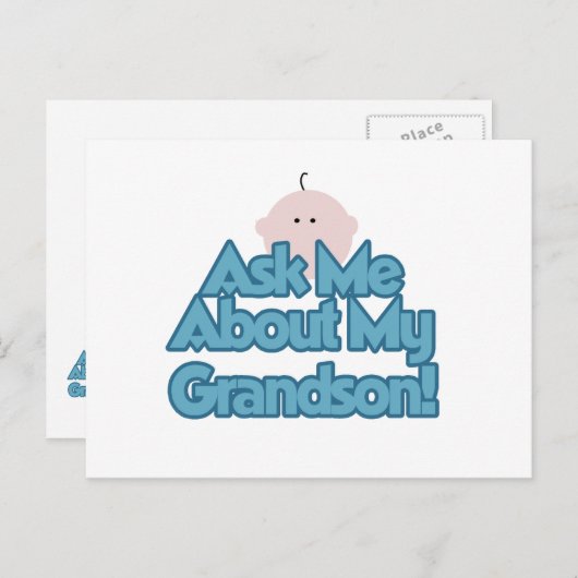 頼男の赤ちゃん ポストカード (正面/裏面)