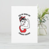 頼私のフェミニストの課題 シーズンカード (スタンド正面)