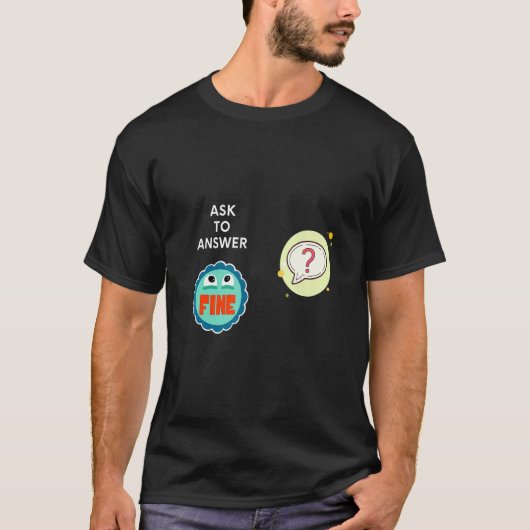 頼答え素晴らし Tシャツ (正面)