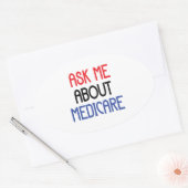 頼薬について 楕円形シール (封筒)