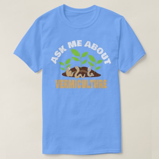 頼虫のおもしろい話 Tシャツ (デザイン正面)